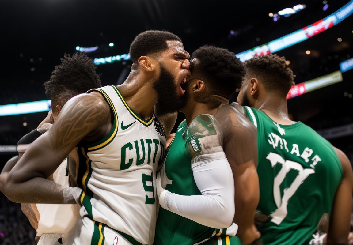 凯尔特人连败危机：杰伦·布朗空砍34分，北岸花园球馆冲突频发，塔图姆手感不佳，德里克·怀特23分难救主